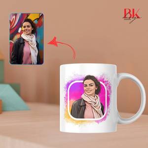 Mug à café en céramique blanc de 11 oz pour sublimation, tasse personnalisée avec photo, mug avec logo personnalisé, cadeau pour le bureau et la maison - Product Image 4