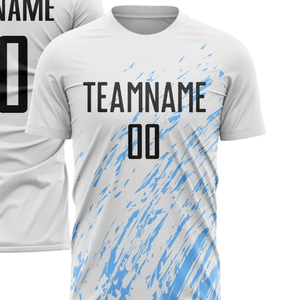 Camiseta de Fútbol de Manga Corta para Adultos, de Secado Rápido, Transpirable y Ligera, con Diferentes Diseños Impresos - Corte Automatizado para Deportes - Product Image 3