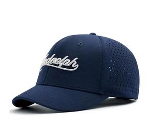 Unisex Breathable 100% Cotton Baseball Cap Perforated Design Adjustable Fit Hip Hop Travel Spring Summer Style Gray Navy <b>Black</b> - Product Image 4