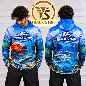 Custom Wholesale Printed <b>Lightweight</b> Breathable Golf <b>Hoodie</b> Quick Dry 4 Way Stretch Autumn Pullover <b>Hoodie</b> for <b>Men</b> - Product Image 3