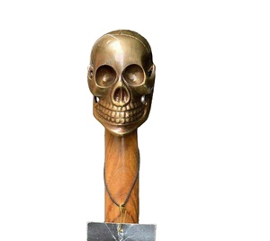 Canne de marche pliante en bois artisanale, style steampunk vintage, décorative, pour cosplay, sport, remise de diplôme, Noël, Halloween - Product Image 5