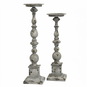 Metal <b>Candle</b> Holder Custom Supplier Wholesale Factory <b>Set</b> of 2 Pieces <b>Candle</b> Stand for Farmhouse Decoration - Product Image 1