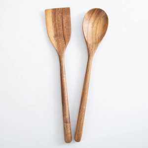 Classic Eco-Friendly Wooden Multi-Purpose <b>Mirror</b> Polish Wedding Spoon Set - Product Image 6