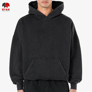 Sweat à capuche confortable et respirant en molleton 100% coton Ryan Pro Gear pour hommes avec logo personnalisé - Product Image 3