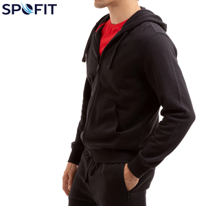 Custom Logo Men's Zipper Hoodie Heavyweight Cotton Fleece Blank Full Zip <b>Up</b> Hoodies Men's New Style Pullover Hoodies for <b>Boys</b> - Product Image 6