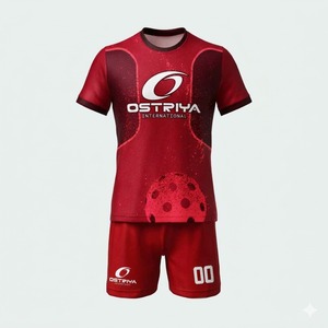 Uniforme de Pickleball para Hombre de Alta Calidad a Precio Económico, Personalizado con Impresión Frontal, Manga Corta, Cuello Redondo, Ligero - Product Image 4