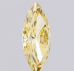 Diamant de laboratoire de taille marquise jaune fantaisie personnalisable de 1 à 3 carats, certifié IGI, fabriqué en Inde, pour la création de bijoux - Product Image 2