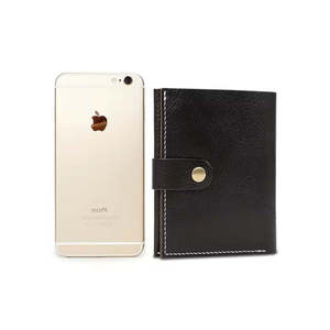 Servicio OEM para Cartera de Cuero Genuina para Hombre, Elegante, Impermeable, Personalizable, de Alta Calidad, para Pasaporte, Tarjetas de Crédito y Viajes - Product Image 4