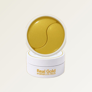 แผ่นมาส์กใต้ตาเกาหลี K-Beauty Prreti real Gold Hydrogel EyePatch 60 แผ่น ผลิตในเกาหลี บำรุงผิว - Product Image 3