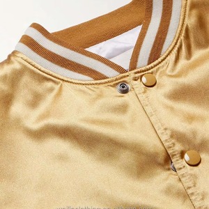 Premium Quality <b>Winter</b> Casual Satin Bomber <b>Jacket</b> Zipper Front Custom Designs High Quality Windproof <b>Waterproof</b> Breathable Plus - Product Image 3