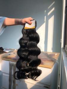 Extensions de Cheveux Naturels Vierge Vietnamiens Non-Remy 100% Blanches, Style Lisse Ondulé, Toutes Couleurs, Qualité Supérieure, Prix de Gros - Product Image 5