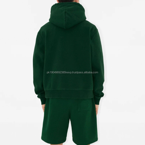 Sudadera con Capucha de Algodón para Hombre, Sudadera con Capucha de Forro Polar Orgánico, Sudadera con Capucha y Cremallera, Chaqueta Deportiva Personalizada con Capucha - Product Image 6