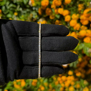 กำไลข้อมือเพชรโมอิสซาไนต์ VVS เงินแท้ 925  แบบกำหนดเองได้ ผ่านการทดสอบเพชร ของขวัญสำหรับเขา หรือของขวัญวันครบรอบ - Product Image 2