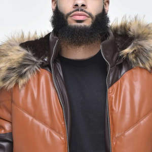 Winter <b>Jacket</b> New Leather <b>Jacket</b> for <b>Men's</b> 2026 Wholesale Fashion <b>Men</b> OEM Service Outdoor Fashion Factory Winter Leather <b>Jackets</b> - Product Image 5