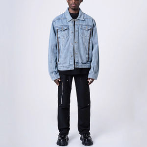 Veste en jean brodée florale pour femme, style bohème, manteau en jean artistique et tendance - Product Image 4