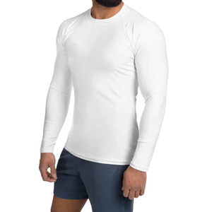 Custom Club Training Polyester Jersey Rash Guard With Quick Dry Flatlock Seams And Custom Pattern Short Sleeve <b>Compression</b> <b>Shirt</b> - Product Image 2
