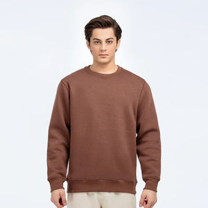 Sudadera de Forro Polar para Hombre, de Alta Calidad, con Logotipo Personalizado, Cuello Redondo, Anti-Pilling, Diseño Moderno 2025, Precios Económicos - Product Image 1