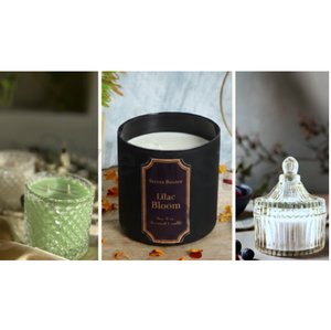 Velas hechas a mano, diseños decorativos, opción de decoración para el hogar, bodas, Navidad, Pascua, cumpleaños y San Valentín - Product Image 1