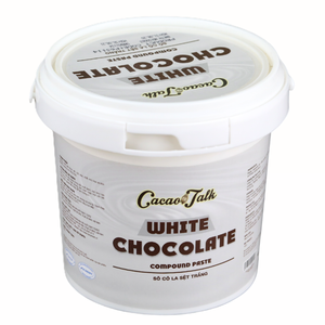 Chocolat Composé de Qualité Supérieure Vente en Gros Expédition Mondiale Directe HALAL OEM/ODM Pâte Liquide de Cacao Chocolat Blanc 1KG Biscuits - Product Image 1