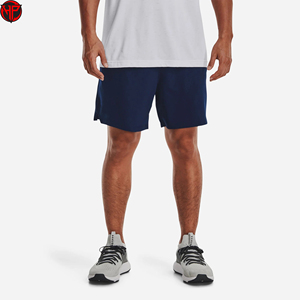 Pantalones Cortos Deportivos Transpirables de Secado Rápido para Hombre, Pantalones Cortos Casuales para Entrenamiento y Running, Color Sólido, Cintura con Cordón Ajustable - Product Image 1