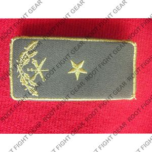 Épaulettes d'uniforme de l'Albanie, insignes de grade, personnalisées, brodées, avec perles, à coudre, avec épingle de sûreté - Product Image 5