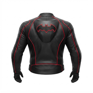 Chaqueta de Motociclismo Profesional para Hombre, de Cuero Vacuno Genuino, con Protección de Nivel 2 CE y Soporte para la Espalda - Product Image 2