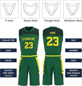 Hot Sale High Quality Breathable Plus Size Basketball Uniform Set Adults Customizable Size OEM Service Moisture-Wicking 100% - Product Image 3