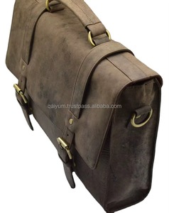 Wholesale Luxury Crazy Horse Leather <b>Bag</b> for Men High Quality Genuine Leather Satchel Laptop Messenger <b>Bag</b> Light Weight - Product Image 3