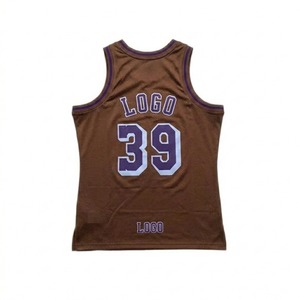 Camiseta de Baloncesto Corta de Secado Rápido 100% Poliéster para Hombre, Transpirable, de Malla, para Deportes de Verano y Gimnasio, Venta al Por Mayor - Product Image 1