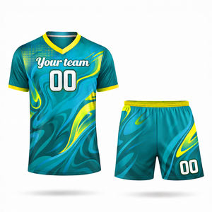 Ensemble de vêtements de sport pour femmes, design personnalisé OEM, imprimé par sublimation, qualité professionnelle, fabriqué en tissu 100% polyester, uniforme de volley-ball - Product Image 2