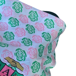 Rose in Harlem White Square Scarf Women Fashion Printed Neck Wrap Elegant Lightweight Hair Scarf <b>Head</b> Cover Gift and <b>Styling</b> - Product Image 5