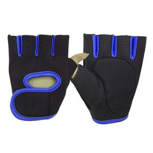 Unisex <b>Half</b> Finger Exercise Gloves Padded Anti <b>Slip</b> Gym Workout Gloves Breathable Weightlifting Fitness Palm Guard - Product Image 3