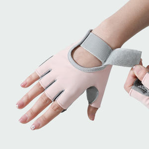 HIKE IMPEX Women's Nylon Half Finger Fitness <b>Gloves</b> for Gym Training <b>Weight</b> Lifting & Cycling-Outdoor Sports Use - Product Image 5