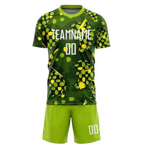 Uniforme de Fútbol Personalizable de Alta Calidad, Manga Corta, Unisex, para Adultos, Todas las Temporadas, Cuello Redondo, Impresión Digital - Product Image 6