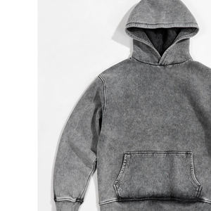 Sudaderas con capucha para hombre con diseño personalizado y lavado ácido, perfectas para ropa de equipo con marca y ropa urbana personalizada. Sudaderas con capucha de moda para hombre. - Product Image 3