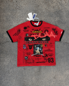 Nouveau T-shirt graphique vintage délavé coupe régulière personnalisé pour homme 2026, 100 % coton molletonné 300g, streetwear imprimé délavé à l'acide - Product Image 2