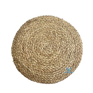 Meilleur choix : Pouf ottoman décoratif en jonc de mer tressé à la main pour salon, chambre, hôtel - Fournisseur en gros - Product Image 5