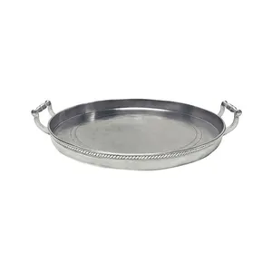 Plateau de service à fruits en métal fait main pour la décoration moderne de comptoir de cuisine et de table à manger, idéal pour la maison, les mariages et les hôtels, sûr à utiliser - Product Image 1