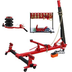 Set Estrattore per Telaio Auto con Pompa ad Aria da 6 Ton PSI, Pompa Idraulica a Pedale da 10000 PSI, Cuscinetto Pneumatico da 3 Ton per Riparazione Carrozzeria - Product Image 1