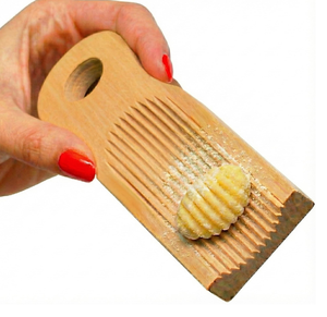 Tabla de madera para gnocchi, tabla de madera para pasta con superficie acanalada, herramienta de cocina para hacer fideos, pasta y macarrones - Product Image 5