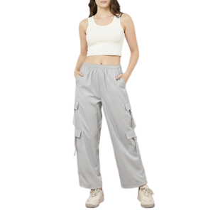 Pantalones Cargo Holgados de Pierna Ancha para Mujer, Estilo Urbano, con Logotipo Personalizado, Prendas de Moda para Damas, Ropa Urbana - Product Image 6