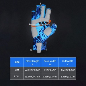 Latest Custom Fishing Gloves With Thick Palm Protection Best Anti Slip Gloves Fishing <b>Sailing</b> GlovesUltraviolet-proof <b>Sun</b> Gloves - Product Image 2