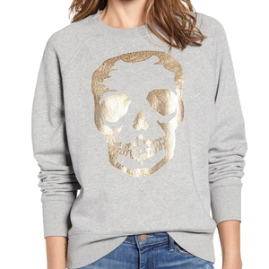 Sudadera de lana suave para mujer, cuello redondo, manga larga, ropa informal cálida para invierno - Product Image 1