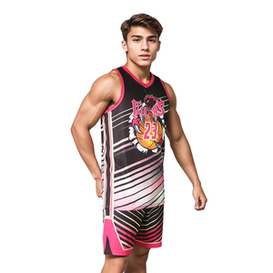 Uniforme de Baloncesto Sublimado Personalizado, Talla Grande, Transpirable, Ropa de Baloncesto Sublimada para Hombres, Jóvenes y Niñas, Uniformes de Entrenamiento para Equipos - Product Image 2