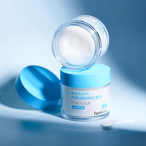 FARMSTAY AHA PHA HYALURONIC ACID PORE SCRUB Balm Anti-rides Peaux Sèches/Grasses Soin Esthétique Nettoyant Visage Apaisant - Product Image 2