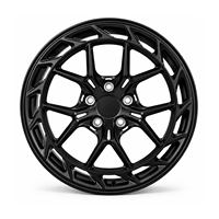 Jantes forgées à rayons multiples 18-22 pouces, finition noir brillant avec accents usinés VIW-178 pour BMW Audi Mercedes-Benz