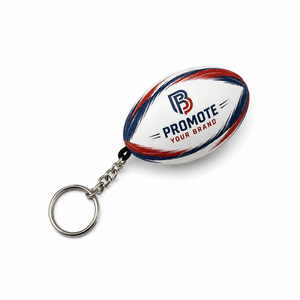 Porte-clés de rugby en caoutchouc personnalisé cadeau d'affaires promotionnel porte-clés personnalisé pour la publicité pour porte-clés - Product Image 3
