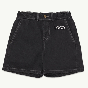 Shorts en jean pour garçons, style urbain moderne, durables, pour le quotidien, les jeux en extérieur et l'école, avec logo personnalisé, Logo2026 - Product Image 1