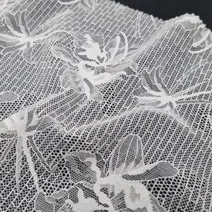 Tela de Encaje Elástica Ligera con Rayas Florales, 147 cm, Nailon y Spandex, Tejido Elástico de Urdimbre para Vestidos de Novia, Lencería y Prendas de Vestir - Product Image 5