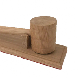 Marteau de vente aux enchères en bois, conçu pour une résistance supérieure et une durabilité longue durée, ensemble de jeu de rôle - Product Image 4